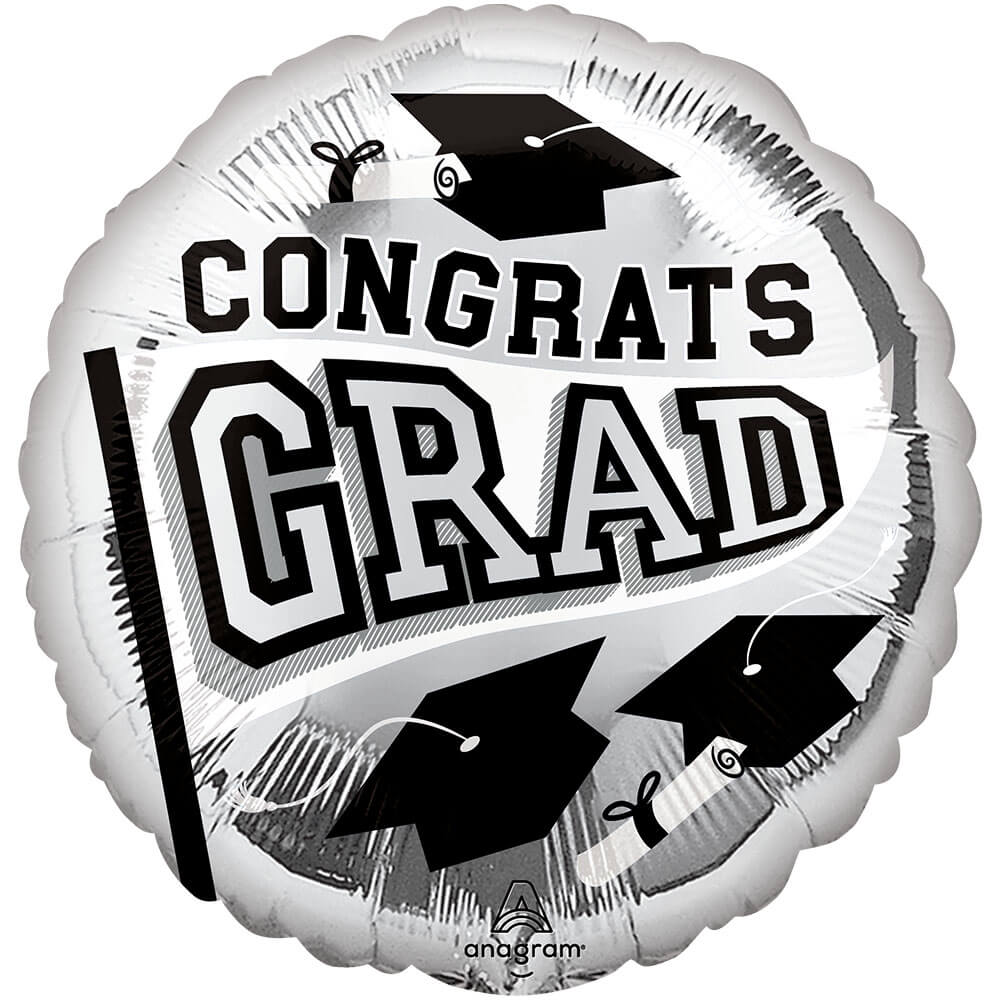 18" Congrats Grad Pennant Foil Balloon - *Multiple Colors